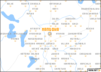 map of Mandowa