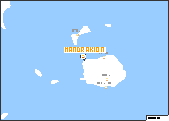 map of Mandrákion