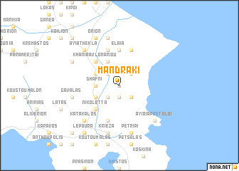 map of Mandráki