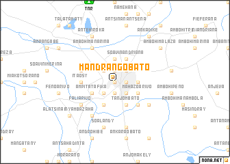 map of Mandrangobato