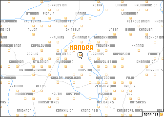 map of Mándra