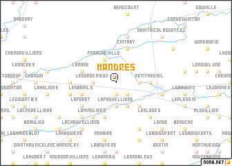 map of Mandres