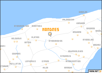 map of Mandres