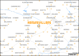 map of Mandrevillars