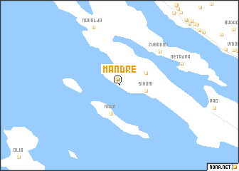map of Mandre