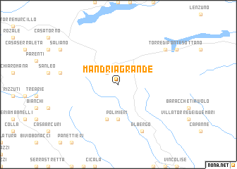 map of Mandriagrande