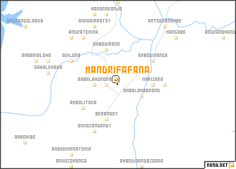 map of Mandrifafana