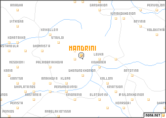 map of Mandriní