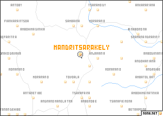 map of Mandritsarakely