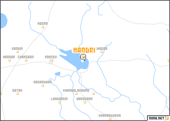 map of Mandrī