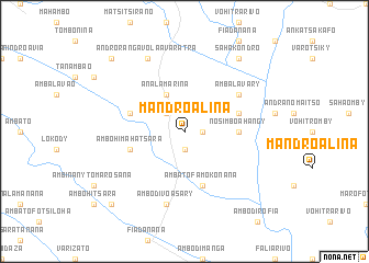 map of Mandroalina