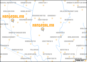 map of Mandroalina
