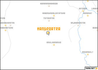 map of Mandroatra