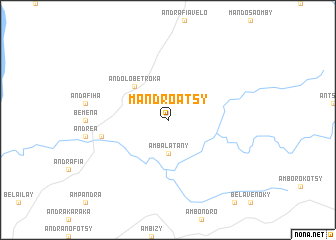 map of Mandroatsy