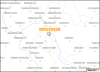 map of Mandrosoa