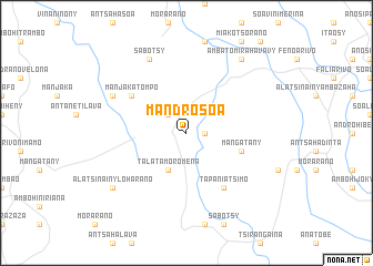 map of Mandrosoa