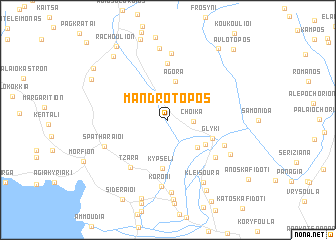 map of Mandrótopos