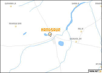 map of Mandsaur