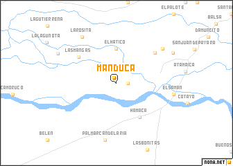 map of Manduca