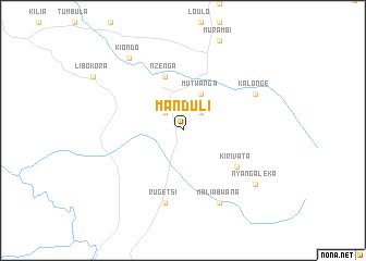 map of Manduli
