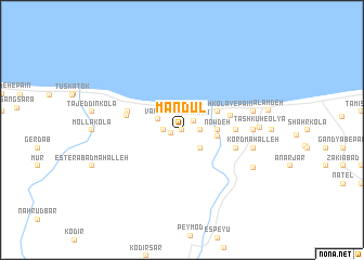 map of Mandūl