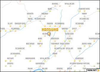 map of Manduma