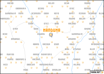 map of Manduma