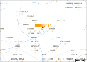 map of Mandumba