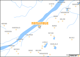 map of Mandumbuè