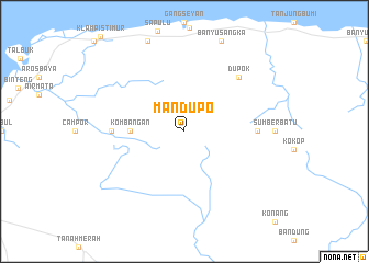 map of Mandupo