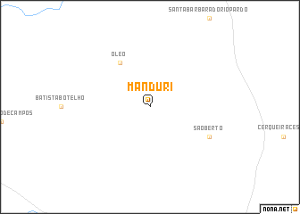 map of Manduri