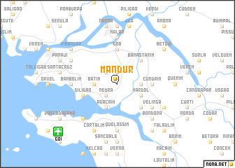 map of Mandur