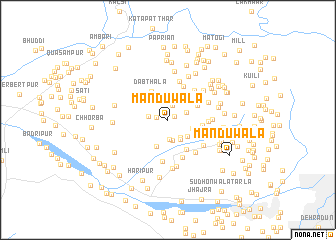 map of Mānduwāla