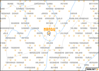 map of Mandu