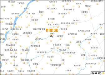 map of Mandu