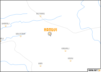 map of Māndvi