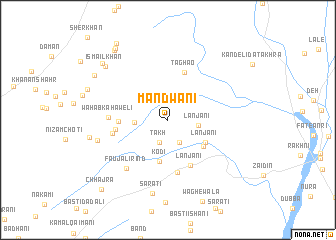 map of Mandwani