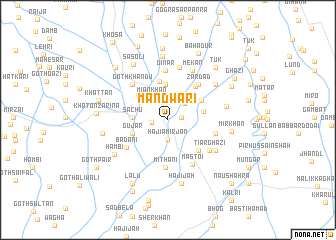 map of Mandwāri