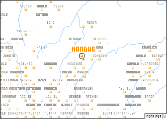 map of Mandwe