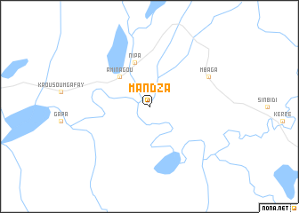 map of Mandza