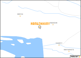 map of Mandzhikiny