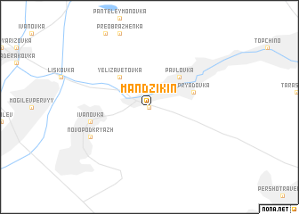 map of Mandzikin