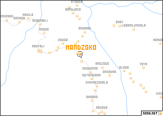 map of Mandzoko