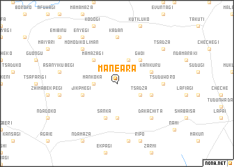 map of Maneara