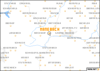 map of Manebach