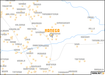 map of Manéga