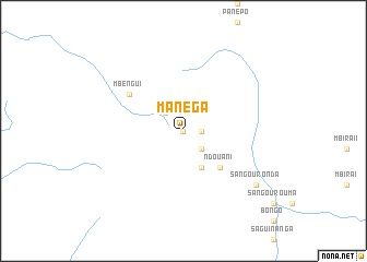 map of Manega