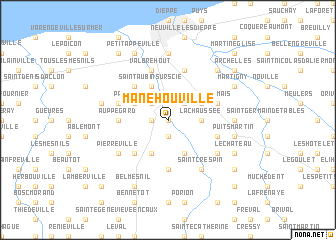 map of Manéhouville