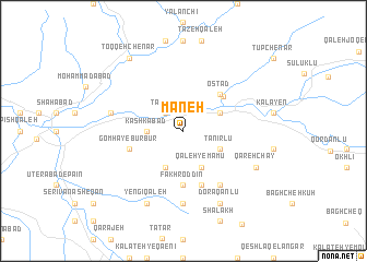 map of Māneh