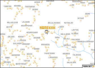 map of Manekiik